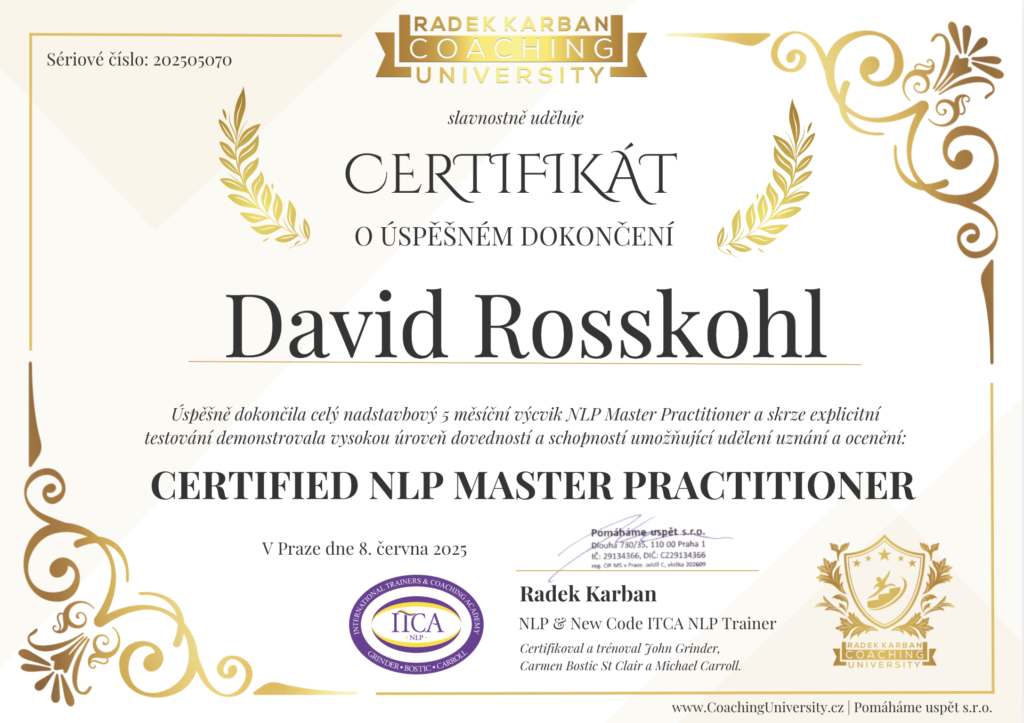 NLP Master Practitioner – David Rosskohl