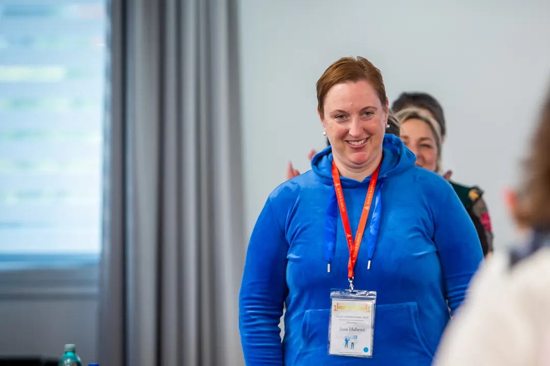 Dojatá účastnice výcviku Coaching University — práce s emocemi naživo